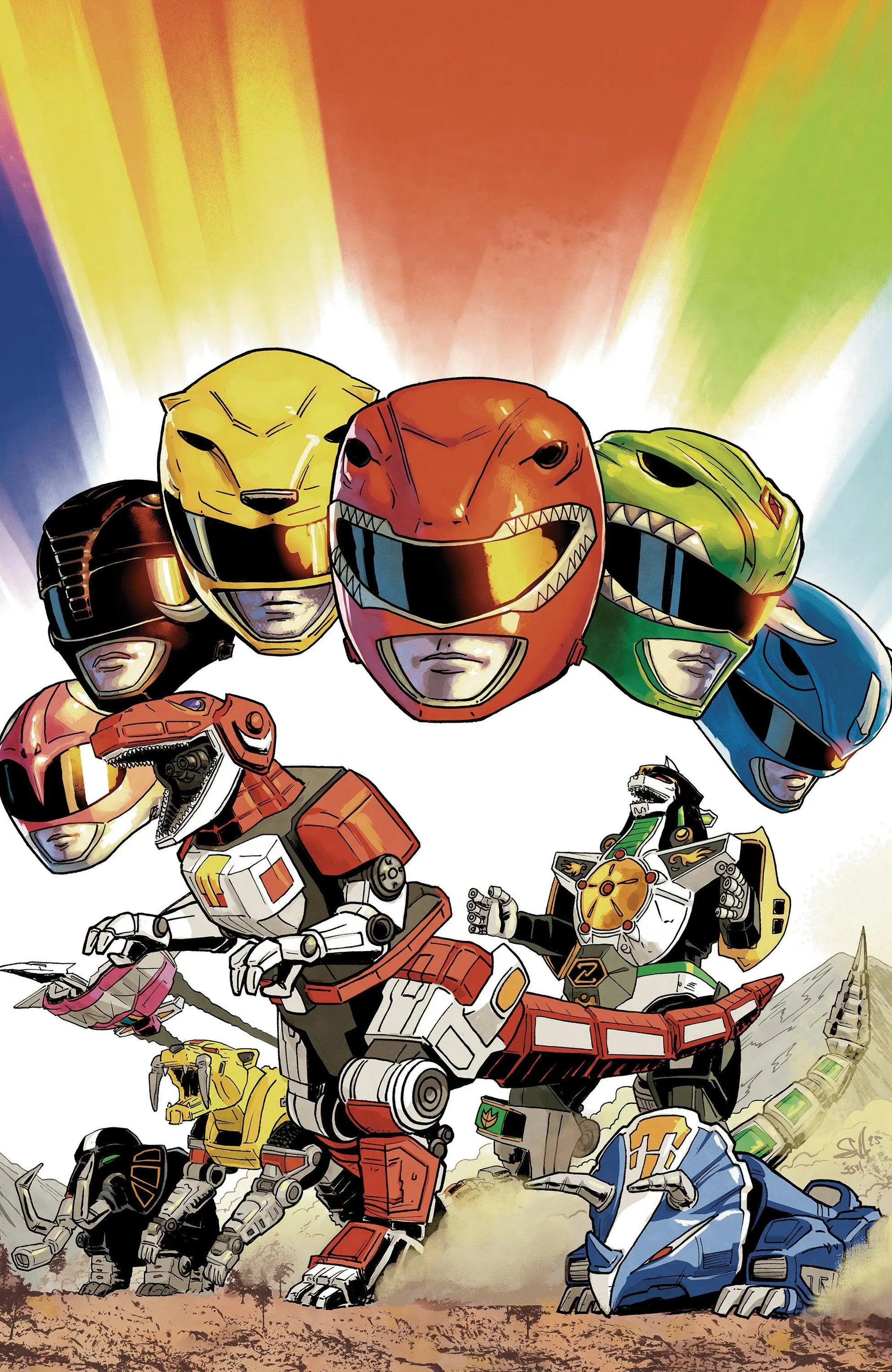 Mighty Morphin Power Rangers: Zord Quest #1 E 1:15 INCV (Full Art, Von Gorman) Boom Entertainment