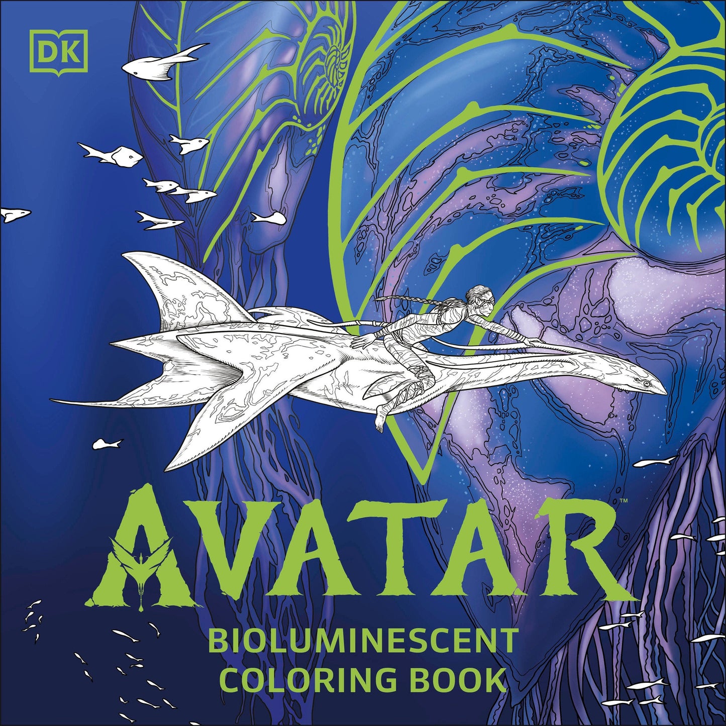Avatar Bioluminescent Coloring Book DK