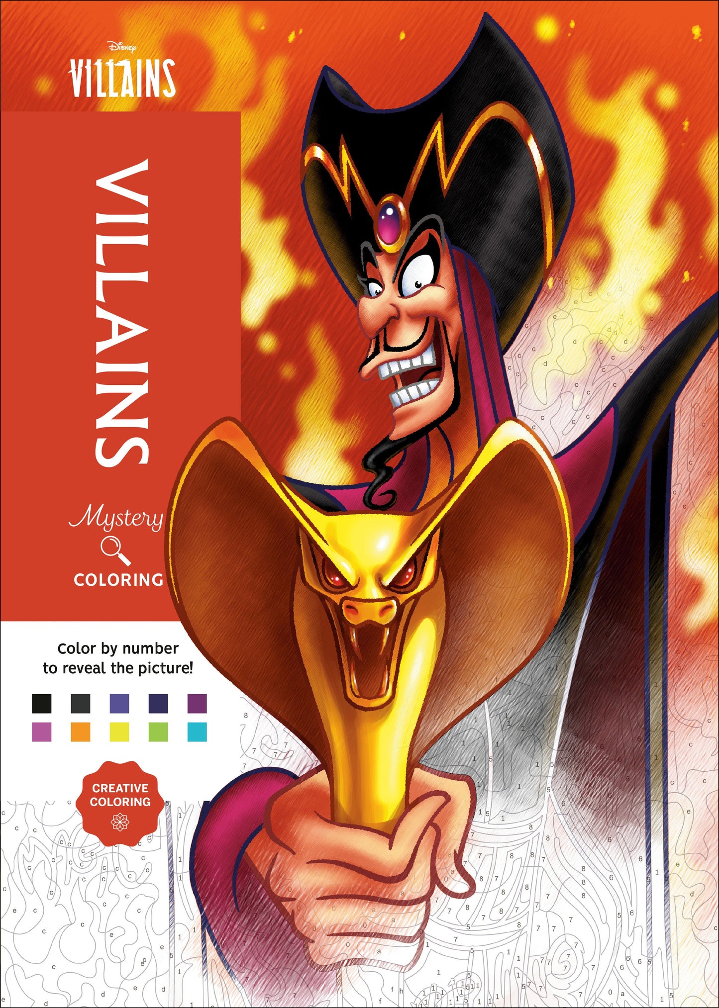 Disney Mystery Coloring: Disney Villains Random House Worlds