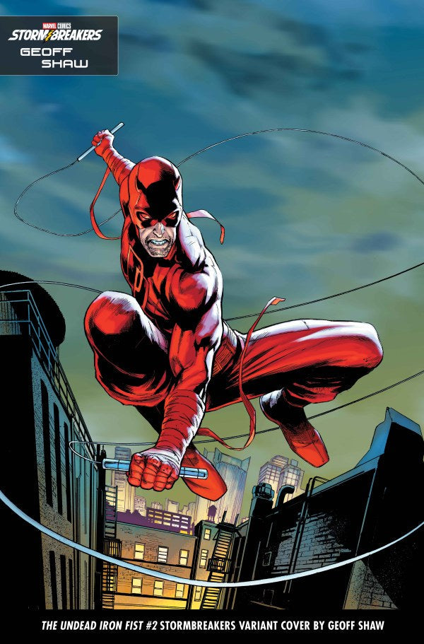 THE UNDEAD IRON FIST #2 GEOFF SHAW STORMBREAKERS NEW CLASS VARIANT Marvel