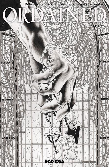 ORDAINED #1 (OF 3) THIRD PRINTING CVR B 1:20 ARTURO LOZZI BW VAR