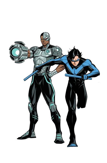 NEW TITANS #33 CVR F SAMI BASRI CORNER BOX SPOT FOIL VAR