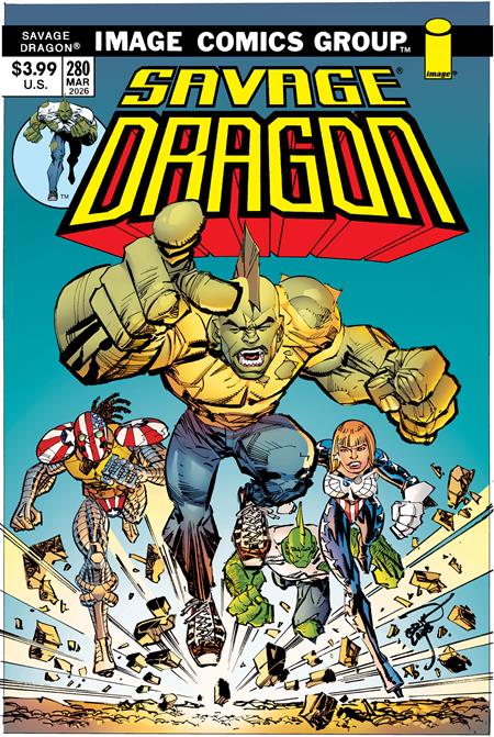 SAVAGE DRAGON #280 CVR B ERIK LARSEN 70S TRADE DRESS VAR (MR)