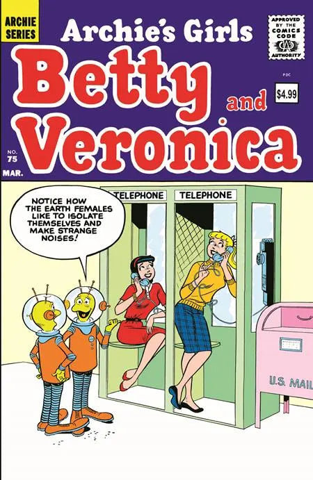 ARCHIE FACSIMILE #7 BETTY AND VERONICA #75 CVR A BOB WHITE Archie Comics Publications