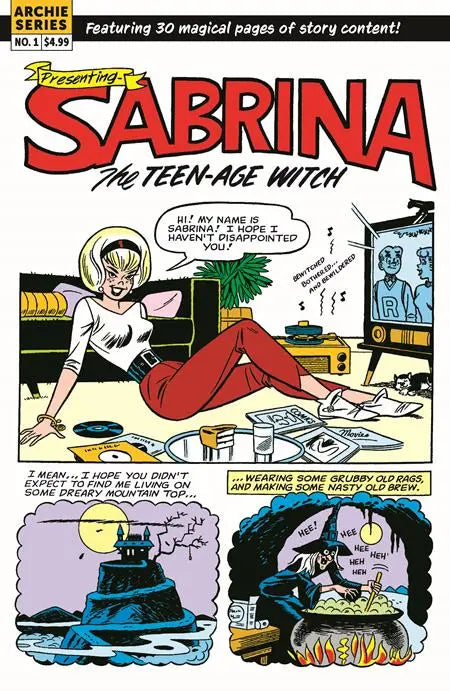 SABRINA THE TEENAGE WITCH MAGIC UNLEASHED (ONE SHOT) CVR B DAN DECARLO RETRO ART VAR Archie Comics Publications