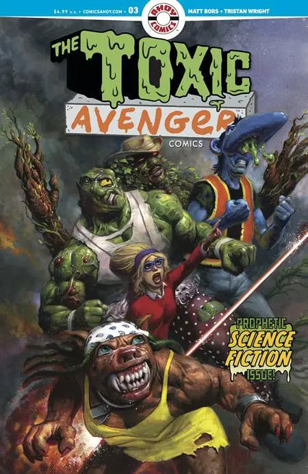 TOXIC AVENGER COMICS #3 CVR A FRED HARPER (MR) Ahoy