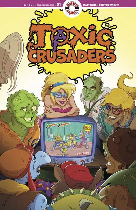 TOXIC CRUSADERS #1 (OF 5) CVR C 5 COPY INCENTIVE RETROWARE GAME ART UNLOCK VAR (MR) 1:5 Ahoy
