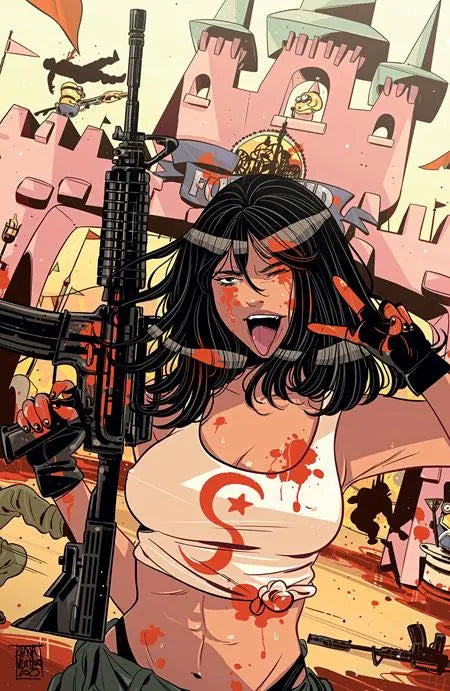 CALEXIT THE BATTLE OF UNIVERSAL CITY #2 (OF 3) CVR D INCENTIVE 1:10 LUANA VECCHIO GALLERY ED VAR (MR) Black Mask Studios