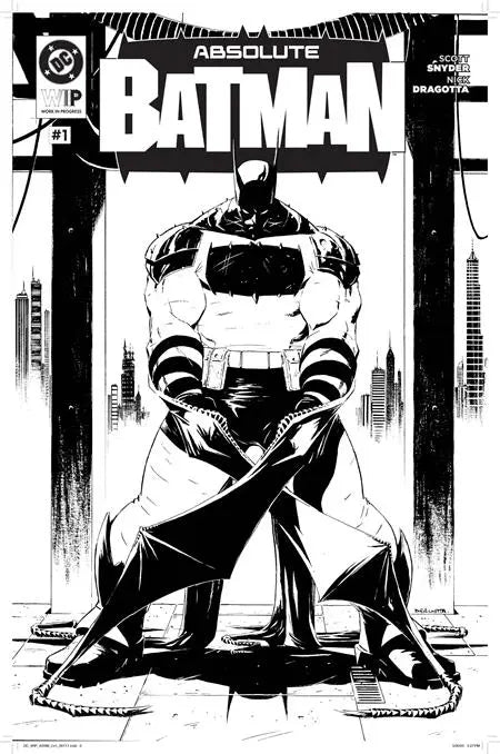 DC W.I.P. ABSOLUTE BATMAN #1 DC Comics