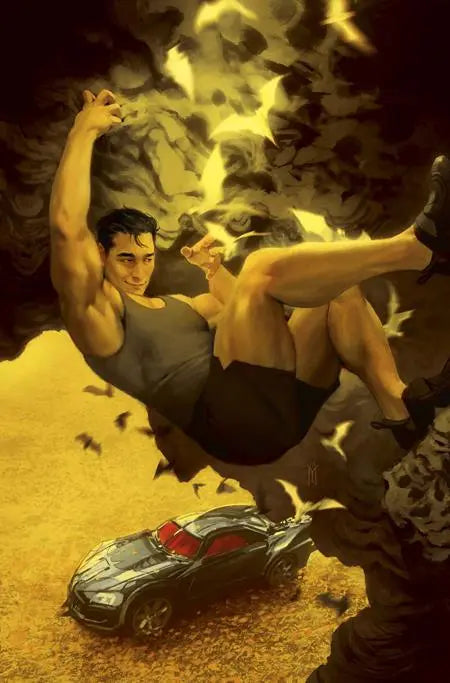 BATMAN AND ROBIN #25 CVR D MIGUEL MERCADO PUMPKIN SPICY CARD STOCK VAR DC Comics