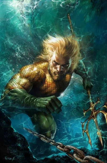 AQUAMAN #9 CVR B LUCIO PARRILLO CARD STOCK VAR DC Comics