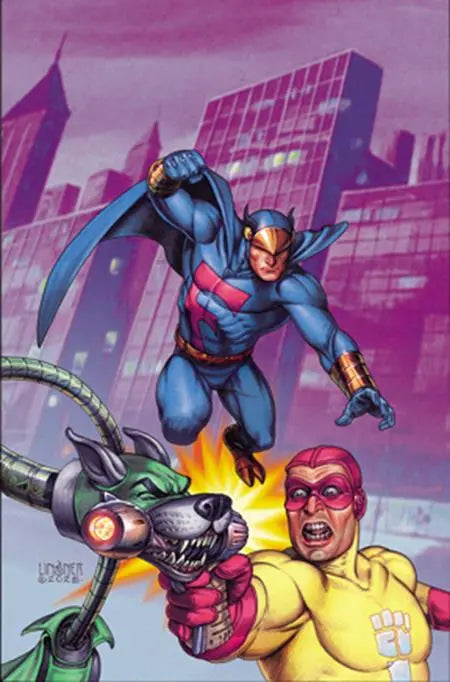 BLUE FALCON & DYNOMUTT #1 CVR O INCENTIVE 1:15 JOSEPH MICHAEL LINSNER VIRGIN VARIANT DYNAMITE Entertainment