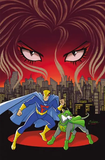 BLUE FALCON & DYNOMUTT #1 CVR P INCENTIVE 1:20 AMANDA CONNER VIRGIN VARIANT DYNAMITE Entertainment