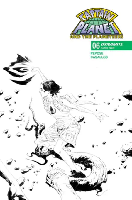 CAPTAIN PLANET #6 CVR G INCENTIVE 1:10 JAE LEE LINE ART VARIANT DYNAMITE Entertainment