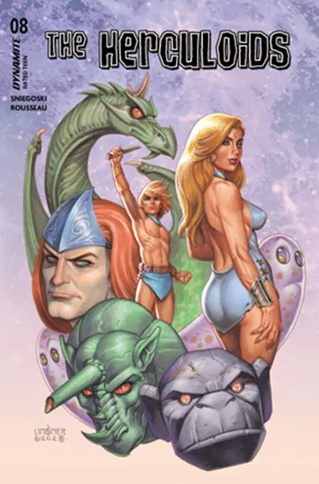 HERCULOIDS #8 CVR B MICHAEL JOSEPH LINSNER VAR DYNAMITE Entertainment