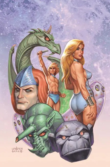 HERCULOIDS #8 CVR I INCENTIVE 1:20 JOSEPH MICHAEL LINSNER VIRGIN VARIANT DYNAMITE Entertainment
