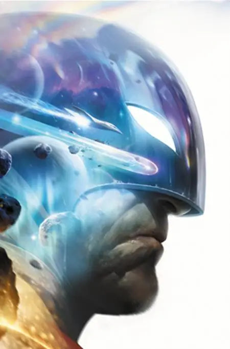 SPACE GHOST (2025) #3 CVR E FRANCESCO MATTINA METAL VIRGIN VAR DYNAMITE Entertainment