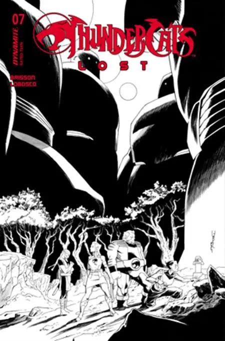 THUNDERCATS LOST #7 CVR H INCENTIVE 1:10 DECLAN SHALVEY LINE ART VARIANT DYNAMITE Entertainment