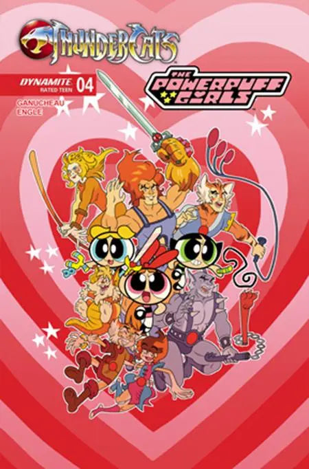 THUNDERCATS POWERPUFF GIRLS #4 CVR B COLEMAN ENGLE VAR DYNAMITE Entertainment