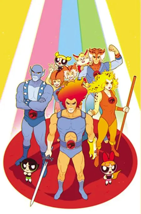 THUNDERCATS POWERPUFF GIRLS #4 CVR F PAULINA GANUCHEAU METAL VIRGIN VAR DYNAMITE Entertainment