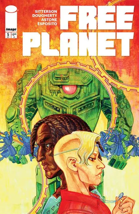 FREE PLANET #5 CVR B JED DOUGHERTY GREEN VAR Image Comics