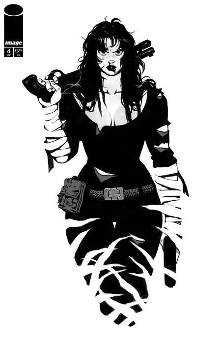 GEHENNA NAKED AGGRESSION #4 (OF 4) CVR D INCENTIVE 1:10 CROM CARPENTER B&W VARIANT Image Comics