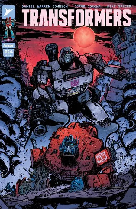 TRANSFORMERS #24 CVR B JORGE CORONA & MIKE SPICER VAR Image Comics