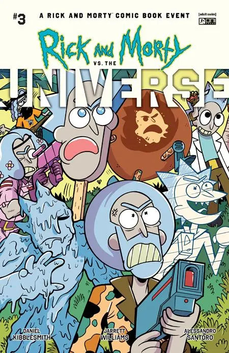 RICK AND MORTY VS THE UNIVERSE #3 (OF 4) CVR E INCENTIVE 1:50 JARRETT WILLIAMS PRIME VARIANT Oni Press