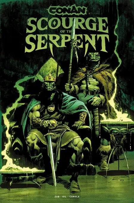 CONAN THE BARBARIAN SCOURGE OF THE SERPENT #1 (OF 4) CVR G ROBERTO DE LA TORRE GLOW IN THE DARK VAR (MR) Titan Comics