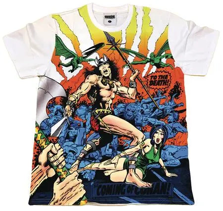 CONAN THE COMING OF CONAN T-SHIRT XL Previously Offered Thru Diamond Titan Comics