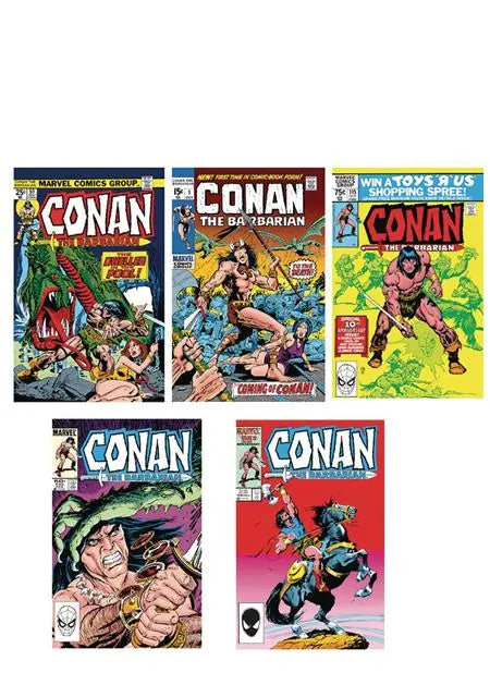 CONAN CLASSIC COMIC COVER STICKER PACK 1 Previously Offered Thru Diamond Titan Comics