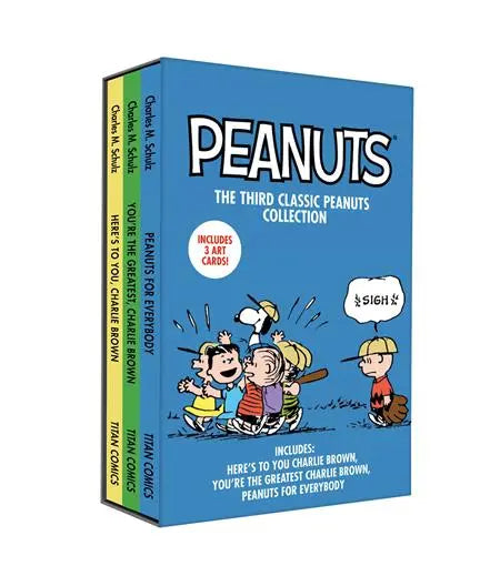 PEANUTS THE THIRD CLASSIC PEANUTS COLLECTION TP SLIPCASE SET Titan Comics