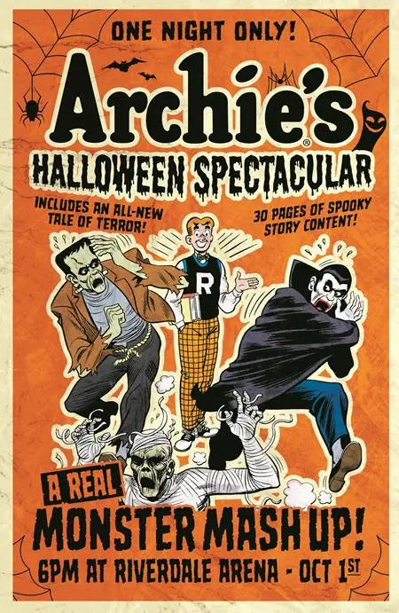 ARCHIES HALLOWEEN SPECTACULAR #1 (ONE SHOT) CVR B BOB WHITE RETRO ART VAR Archie Comics Publications