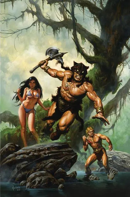 FIRE AND ICE #4 CVR E INCENTIVE 1:10 JOE JUSKO VIRGIN VAR DYNAMITE Entertainment