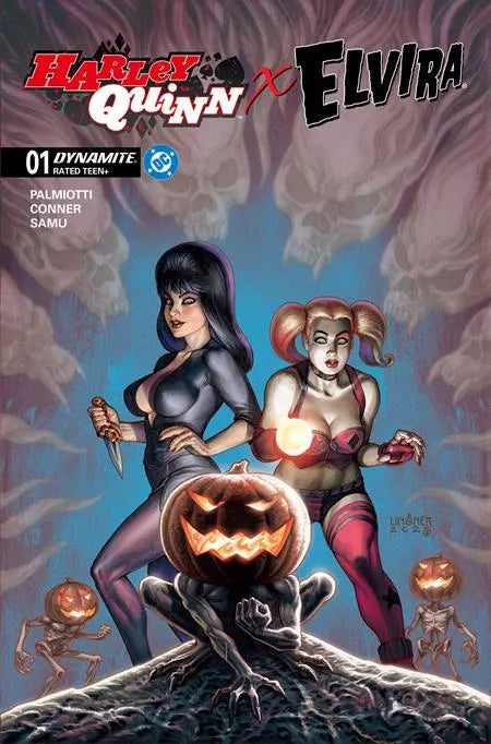 HARLEY QUINN X ELVIRA #1 CVR C JOSEPH MICHAEL LINSNER VAR DYNAMITE Entertainment