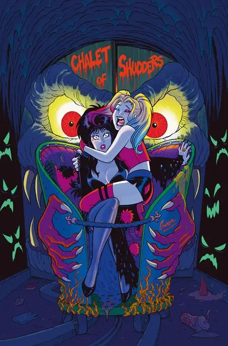 HARLEY QUINN X ELVIRA #1 CVR R INCENTIVE 1:20 AMANDA CONNER FOIL VIRGIN VAR DYNAMITE Entertainment