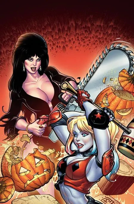HARLEY QUINN X ELVIRA #1 CVR U INCENTIVE 1:40 CHAD HARDIN VIRGIN VAR DYNAMITE Entertainment