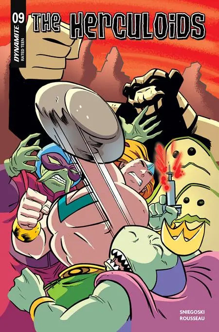 HERCULOIDS #9 CVR D ANTHONY MARQUES VAR DYNAMITE Entertainment