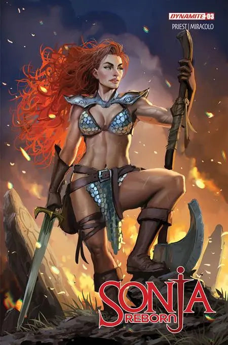 SONJA REBORN #3 CVR A STJEPAN SEJIC VAR DYNAMITE Entertainment