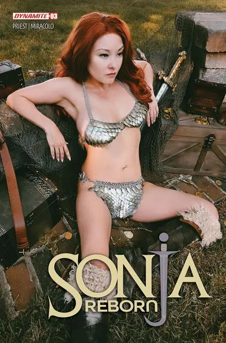 SONJA REBORN #3 CVR E COSPLAY ANI-MIA VAR DYNAMITE Entertainment