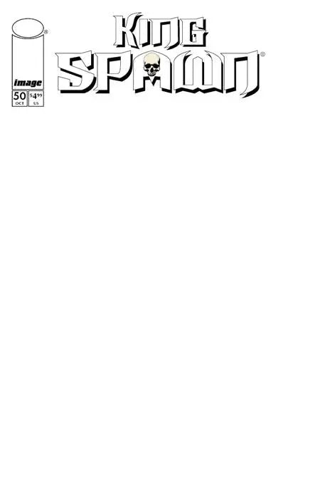 KING SPAWN #50 CVR D BLANK SKETCH VAR Image Comics