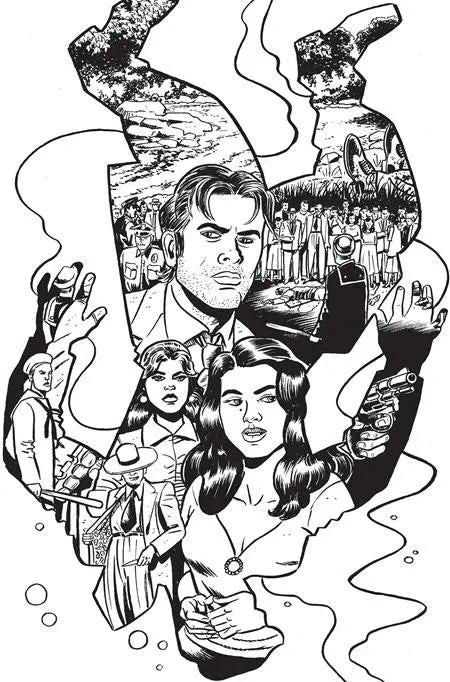 DEATH TO PACHUCO #1 (OF 5) CVR E INCENTIVE 1:10 DAVID LAPHAM B&W VAR (MR) Image Comics