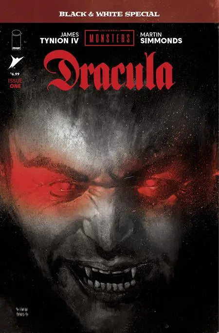 UNIVERSAL MONSTERS DRACULA BLACK & WHITE SPECIAL #1 (OF 2) CVR A MARTIN SIMMONDS (MR) Image Comics