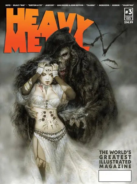 HEAVY METAL MAGAZINE #3 CVR A LUIS ROYO (MR) Massive Publishing