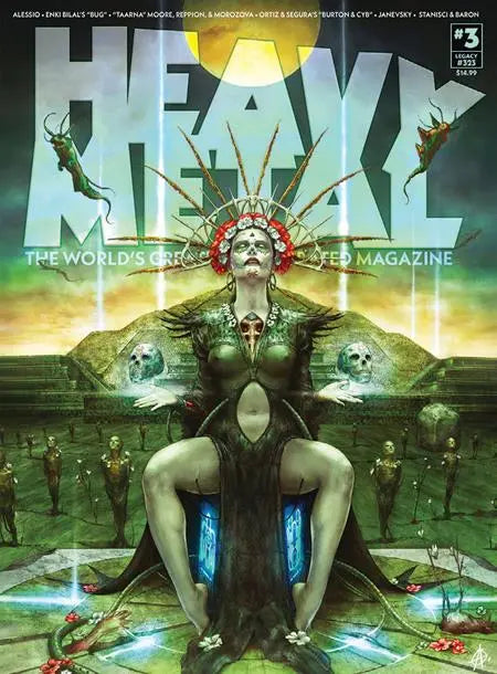 HEAVY METAL MAGAZINE #3 CVR C AUGUSTIN ALLESSIO VAR (MR) Massive Publishing