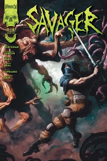 SAVAGER #1 (OF 4) CVR B CHRISTOPHER LAIR HEAVY METAL HOMAGE VAR (MR) Massive Publishing