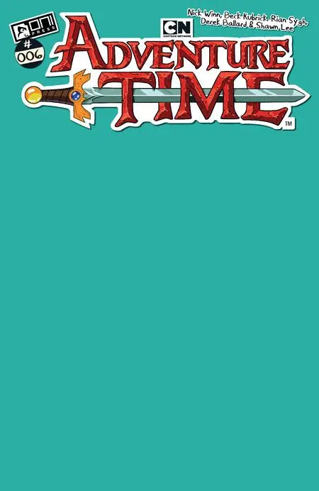 ADVENTURE TIME (2025) #6 CVR C BMO TEAL BLANK SKETCH VAR Oni Press