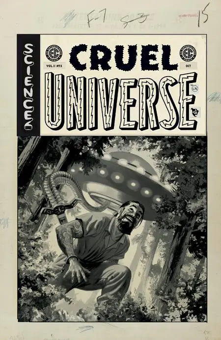 EC CRUEL UNIVERSE 2 #3 (OF 12) CVR D INCENTIVE 1:20 GREG SMALLWOOD B&W ARTIST EDITION VAR Oni Press