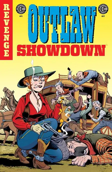 EC OUTLAW SHOWDOWN #1 CVR D INC 1:10 SHAWN MCMANUS EC HOMAGE VAR Oni Press