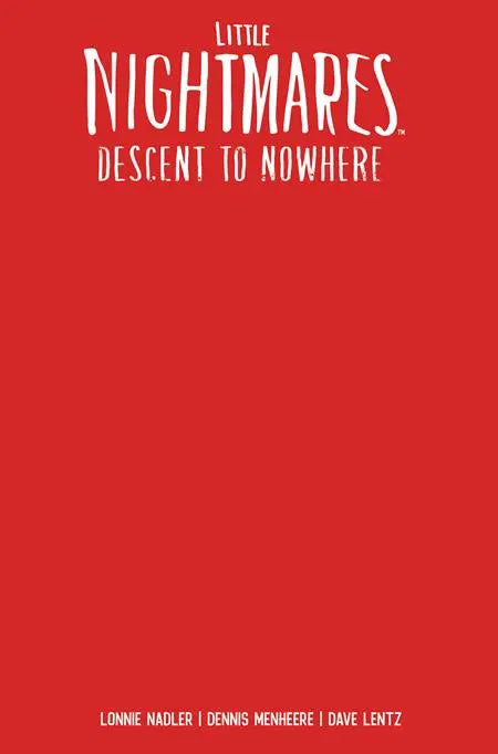 LITTLE NIGHTMARES DESCENT TO NOWHERE #1 (OF 4) CVR E BLANK SKETCH VAR (MR) Titan Comics